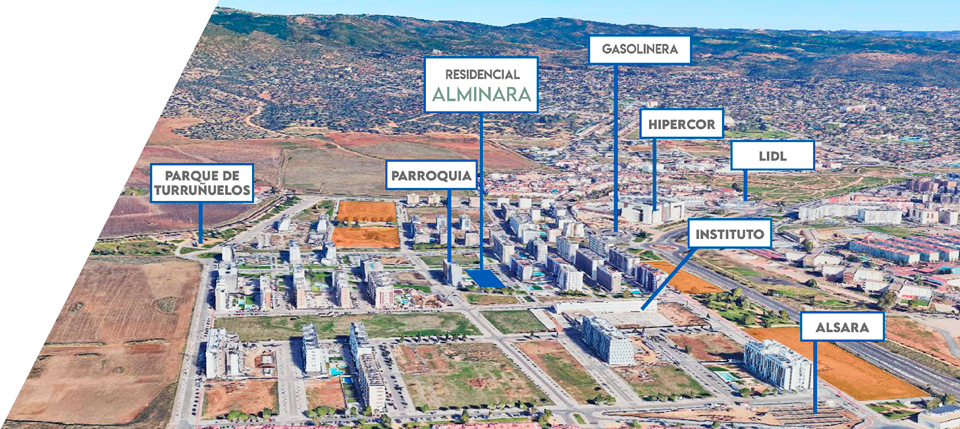 Entorno situación residencial alminara córdoba